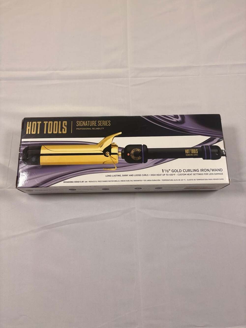 Hot Tools Signature Series 1 1/2" Gold Curling Iron/Wand HTIR1577SN2